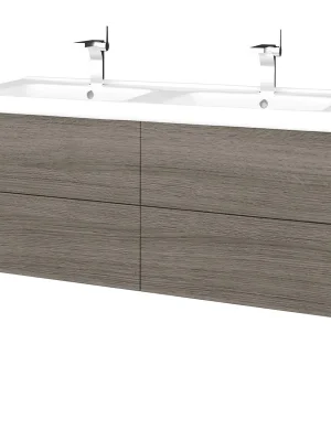 Variante SZZ4 125 - skříňka s umyvadlem Harmonia 125 cm, 4 zásuvky, závěsná, CS I (VAR013 SZZ4 125 CSI) Víkendová Akce