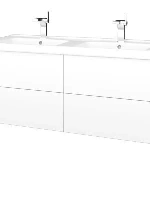 Variante SZZ4 125 - skříňka s umyvadlem Harmonia 125 cm, 4 zásuvky, závěsná, CS II (VAR013 SZZ4 125 CSII) Speciale Akce