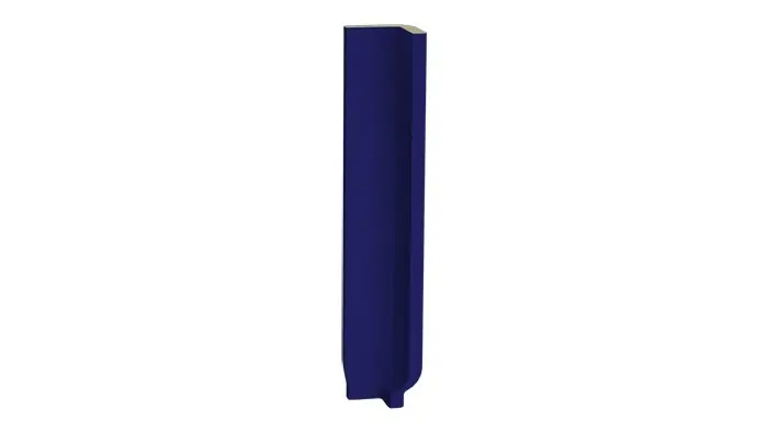 Bestseller Color Two (RAL 2902035) - vnitřní roh sokl 2,4x20 modrá matná (GSIRI005)