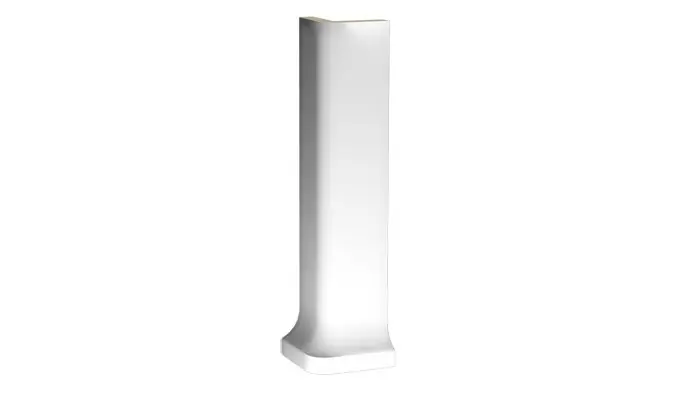 Omezená Nabídka Color Two (WHITE) - vnější roh sokl 3x20 bílá matná (GSERI023)