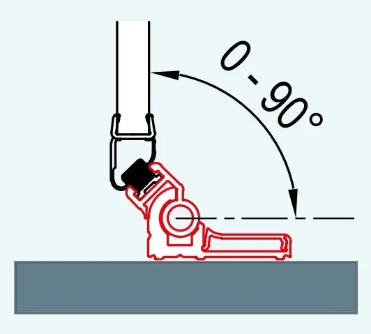 Actieprijs Profil s magnetickým těsněním nastavitelný pod úhlem 0-90°, pro PUR (WPM1.50.2000)