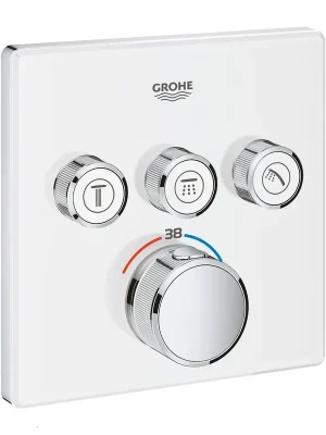 Actieprijs Grohtherm SmartControl - termostat pro podomítkovou instalaci s 3 ventily, bez podomítkového tělesa, bílá (29157LS0)