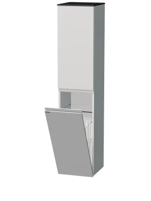 Aanbieding Tara - skříňka vysoká pravá 161x35 cm, 2 dveře, koš, závěsná (TA SV 35 2D K P)