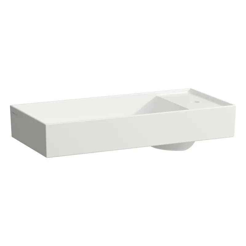 Kartell by Laufen - umyvadlová mísa 75x35, otvor pro baterii, se skrytým odpadem (H8123320001111) Meest Verkocht