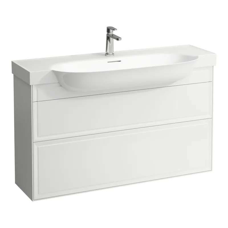 The New Classic - skříňka 118x32 pod umyvadlo H813858, 2 zásuvky, bílá lesklá (H4060520856311) Nieuw