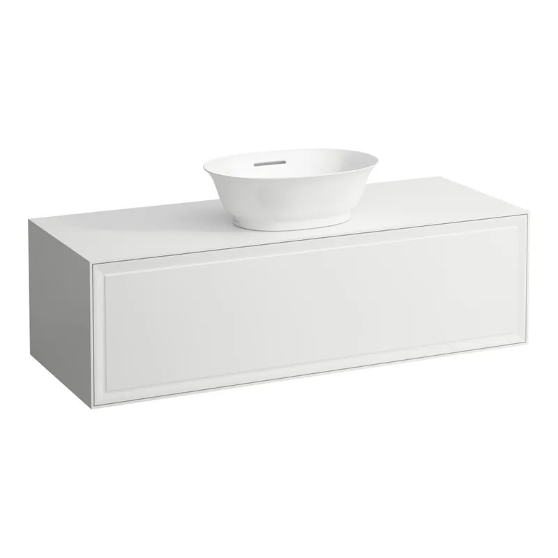 Populair The New Classic - skříňka 118x45 pod umyvadlo H816852, 1 zásuvka, výřez, bílá lesklá (H4060230856311)